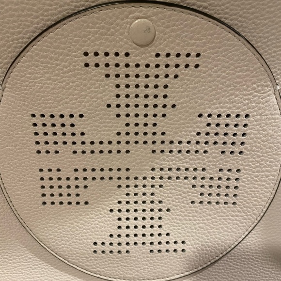 Tory Burch Perforated Logo Tote - Picture 3 of 9